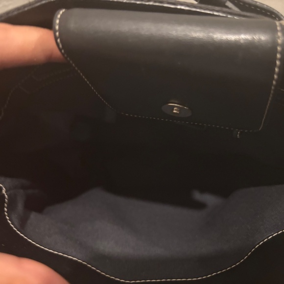 Vintage Black Coach Signature Collection Black Monogramme Lunch Tote - Picture 6 of 7